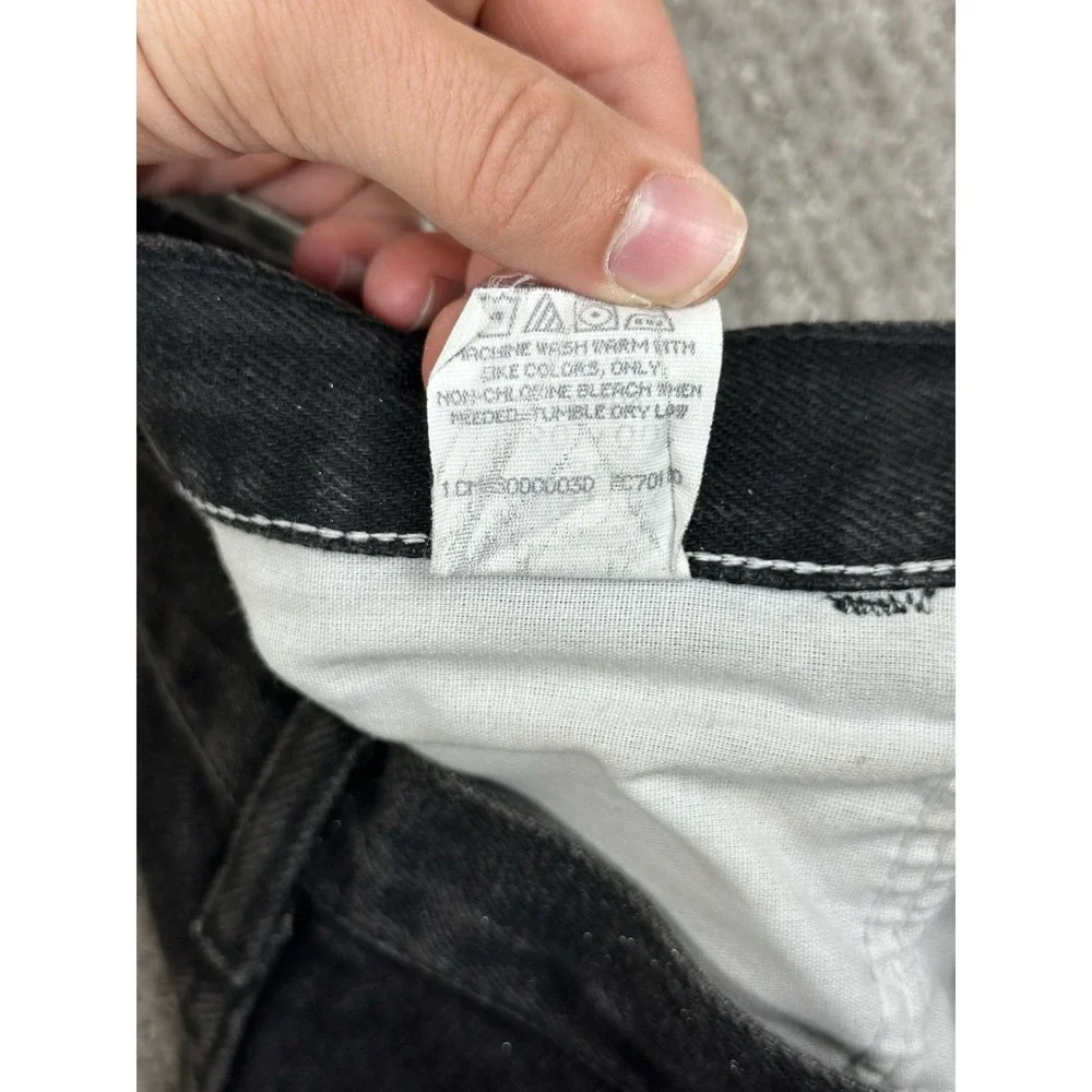 Wrangler Hero Originals Easy Fit Jean Shorts Mens 34 Black Denim Made in USA